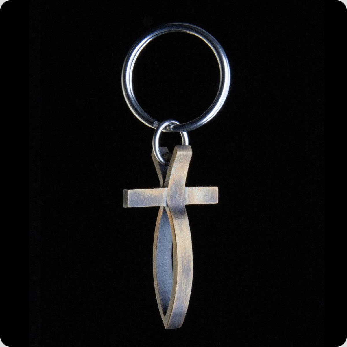 Golden Brass Key Ring for Men - Fursac B3CLEN-AB01/92